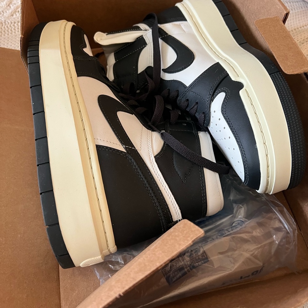 Nike Black and White High-Top Sneakers